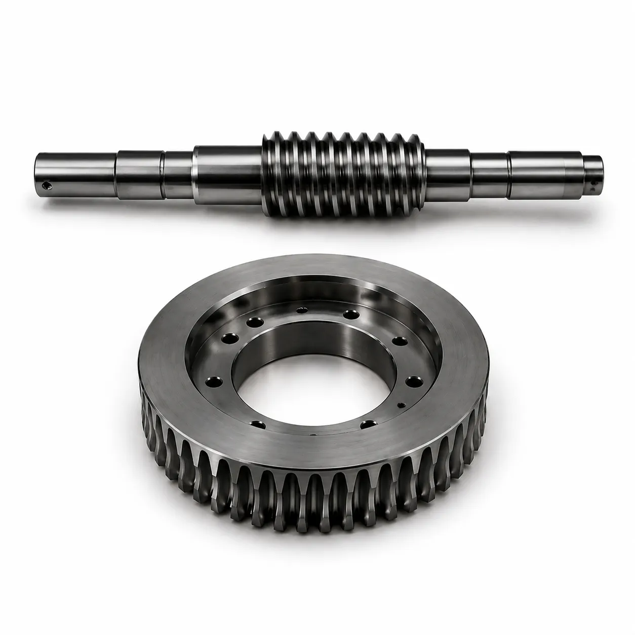 Worm and worm wheel pairs as WPWA internal spare parts