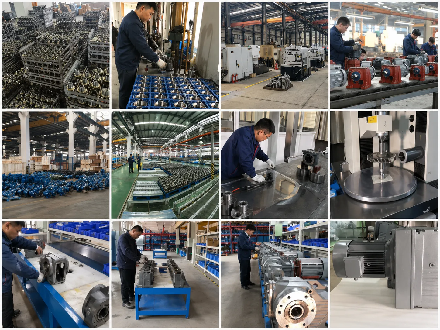 Korea Ever-Power worm gear reducer factory CNC machining heat treatment assembly Ansan Sandan-ro